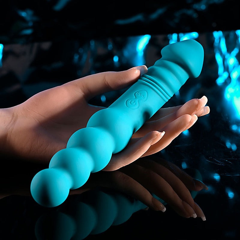 Evolved FLIP FLOP Dual Ended Vibrating Dildo Blue - Vibrating Dildos