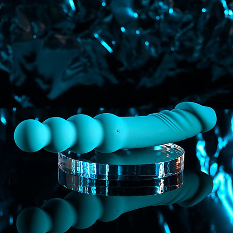 Evolved FLIP FLOP Dual Ended Vibrating Dildo Blue - Vibrating Dildos