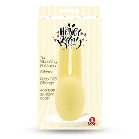 Buzzy Buddy Honey Bunny Clitoral Massager by Icon Brands - Clit Ticklers and Pulsators