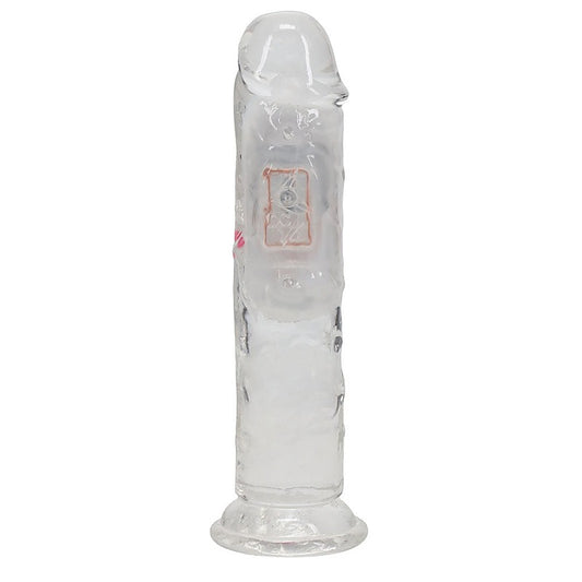 REALROCK No Balls Rechargeable LED Vibrating Dong - Vibrating Dildos