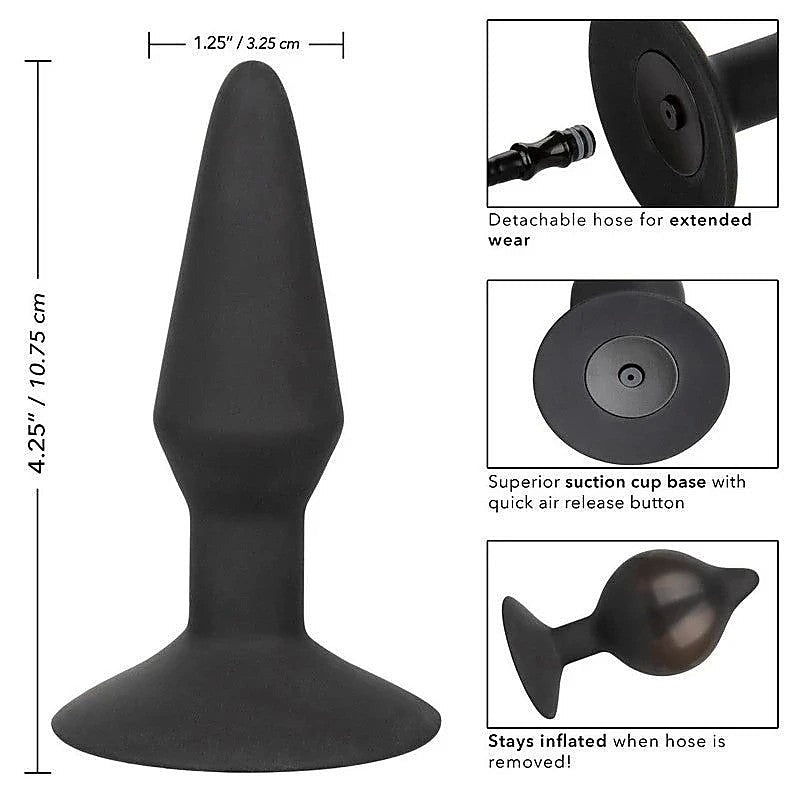 Silicone Inflatable Anal Plug by California Exotics - Butt Plugs