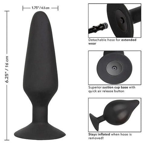 Silicone Inflatable Anal Plug by California Exotics - Butt Plugs