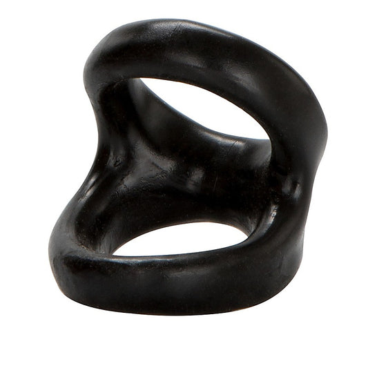 Colt Snug Tugger Erection Enhancer Cock Ring Black - Stretchy Cock Rings