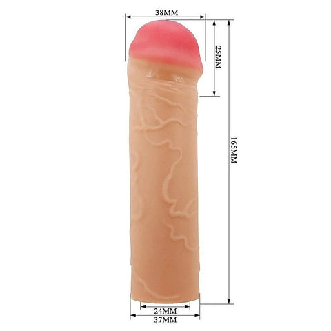 Pretty Love Nile 6.5 Inch Erection Enhancer Penis Sleeve - Penis Sleeves and Extenders