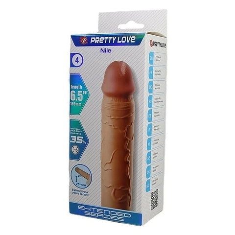 Pretty Love Nile 6.5 Inch Erection Enhancer Penis Sleeve - Penis Sleeves and Extenders