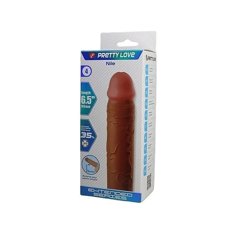 Pretty Love Nile 6.5 Inch Erection Enhancer Penis Sleeve - Penis Sleeves and Extenders