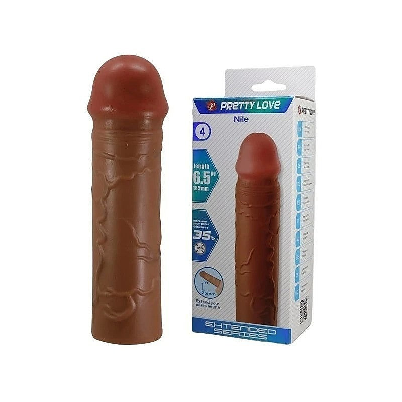 Pretty Love Nile 6.5 Inch Erection Enhancer Penis Sleeve - Penis Sleeves and Extenders
