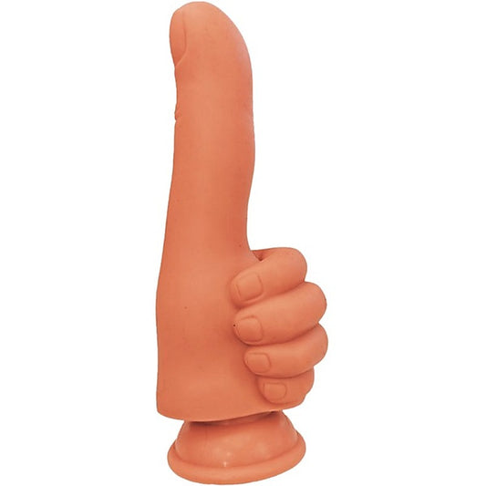 Hott Products Thumbs Up Finger Shaped Dildo Tan - Realistic Dildos
