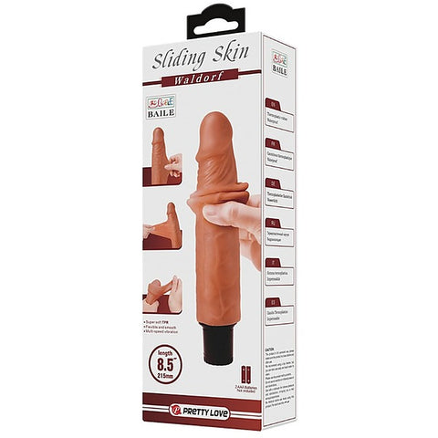 Pretty Love Waldorf 8.5 Inch Vibrating Dildo by Baile - Vibrating Dildos