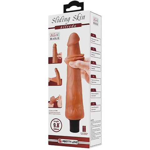 Pretty Love Alfredo 9.8 Inch Realistic Vibrating Cock - Vibrating Dildos