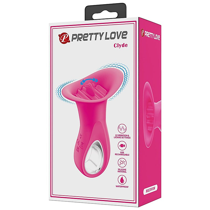 Pretty Love Clyde Oral Sex Clitoral Massager by Baile - Clit Ticklers and Pulsators