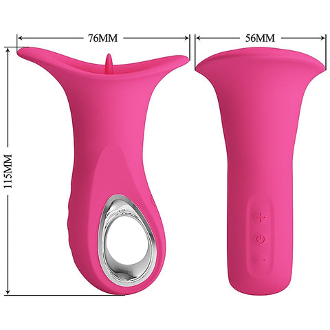Pretty Love Clyde Oral Sex Clitoral Massager by Baile - Clit Ticklers and Pulsators