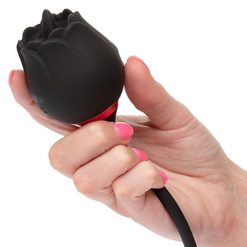 California Exotics Elite Lover Clitoral Vibrator Black - Clit Ticklers and Pulsators