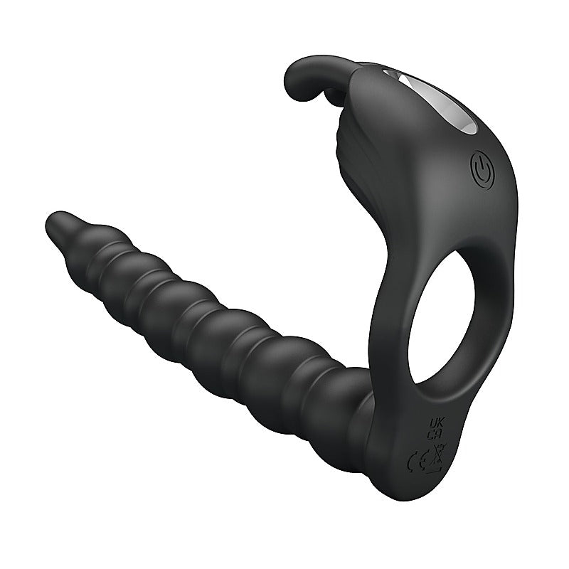 Blackney Rechargeable 7 Functions Cock Ring by Baile - Vibrating Cock Rings