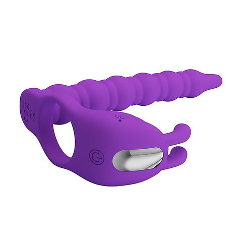 Blackney Rechargeable 7 Functions Cock Ring by Baile - Vibrating Cock Rings