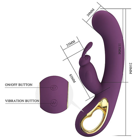 Pretty Love Liam App Control Rabbit Vibrator by Baile - Rabbit Vibrators
