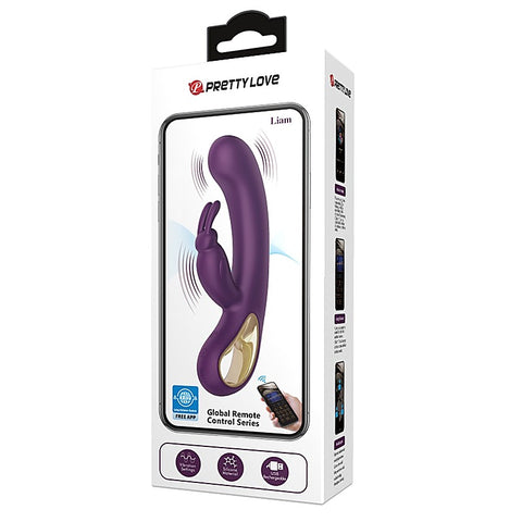 Pretty Love Liam App Control Rabbit Vibrator by Baile - Rabbit Vibrators