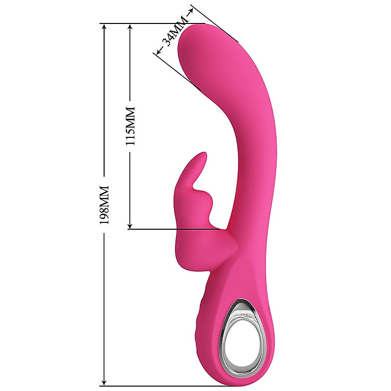 Pretty Love Novak 12 Functions Rabbit Vibrator by Baile - Rabbit Vibrators