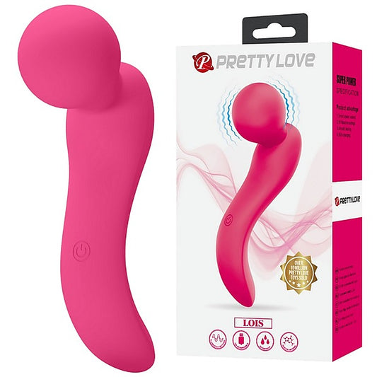 Pretty Love Lois Rechargeable Body Wand Vibrator Pink - Body Wands