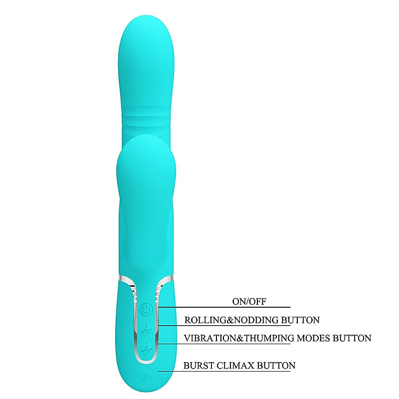 Mariana 4 in 1 Multi Function Rabbit Vibrator by Baile - Rabbit Vibrators