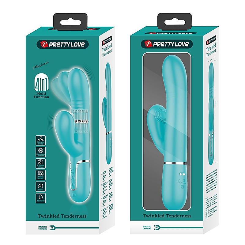 Mariana 4 in 1 Multi Function Rabbit Vibrator by Baile - Rabbit Vibrators