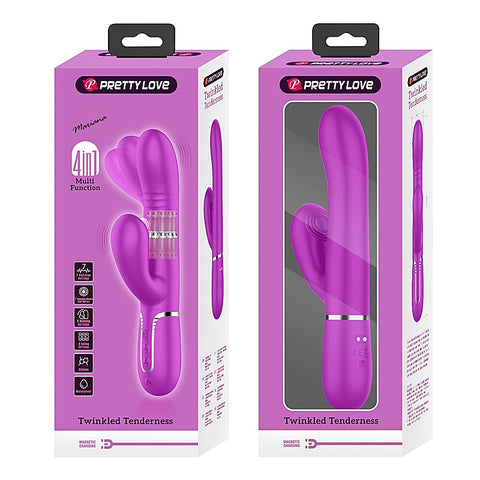 Mariana 4 in 1 Multi Function Rabbit Vibrator by Baile - Rabbit Vibrators