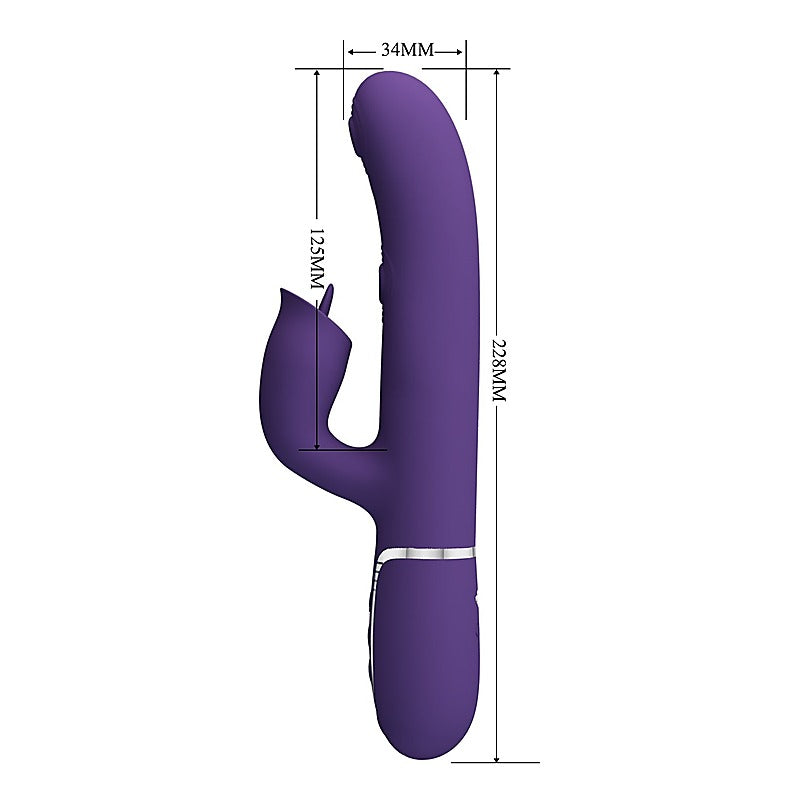 Pretty Love Gigi 3 in1 Multi Function Rabbit Massager - Rabbit Vibrators