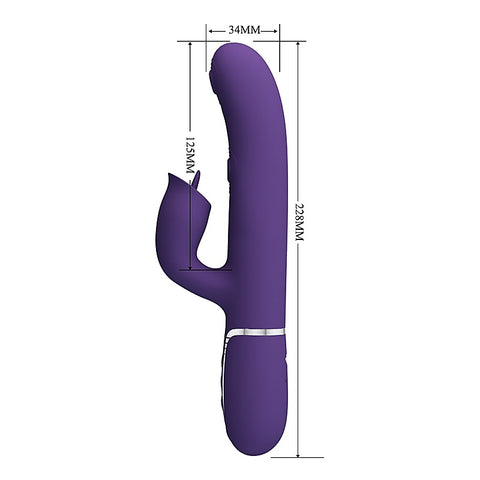 Pretty Love Gigi 3 in1 Multi Function Rabbit Massager - Rabbit Vibrators