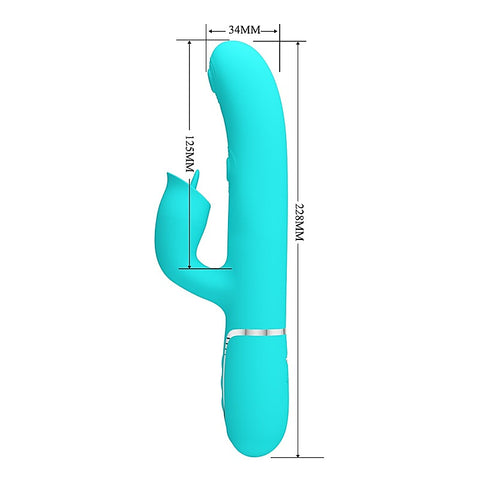 Pretty Love Gigi 3 in1 Multi Function Rabbit Massager - Rabbit Vibrators