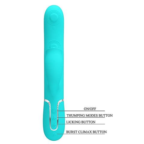 Pretty Love Gigi 3 in1 Multi Function Rabbit Massager - Rabbit Vibrators