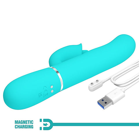 Pretty Love Gigi 3 in1 Multi Function Rabbit Massager - Rabbit Vibrators