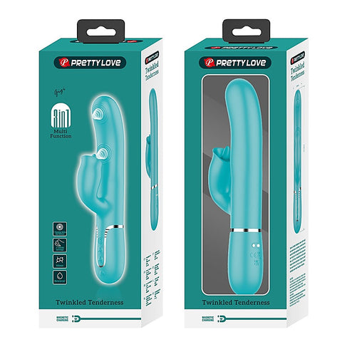 Pretty Love Gigi 3 in1 Multi Function Rabbit Massager - Rabbit Vibrators