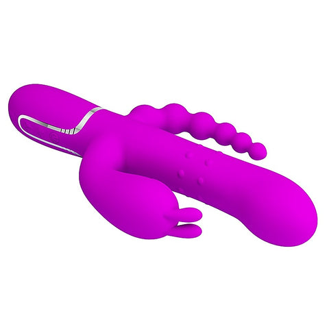 Pretty Love Cammy 4 in 1 Triple Rabbit Vibrator by Baile - Rabbit Vibrators