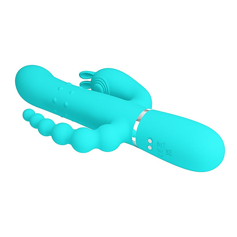 Pretty Love Cammy 4 in 1 Triple Rabbit Vibrator by Baile - Rabbit Vibrators