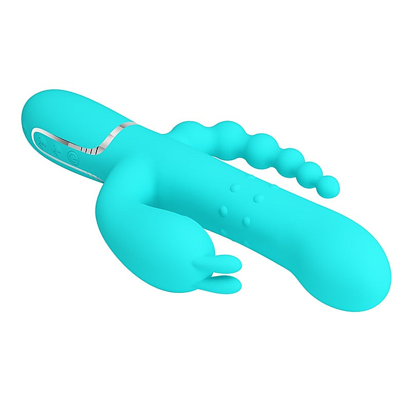 Pretty Love Cammy 4 in 1 Triple Rabbit Vibrator by Baile - Rabbit Vibrators