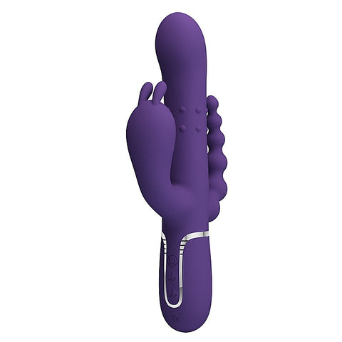 Pretty Love Cammy 4 in 1 Triple Rabbit Vibrator by Baile - Rabbit Vibrators