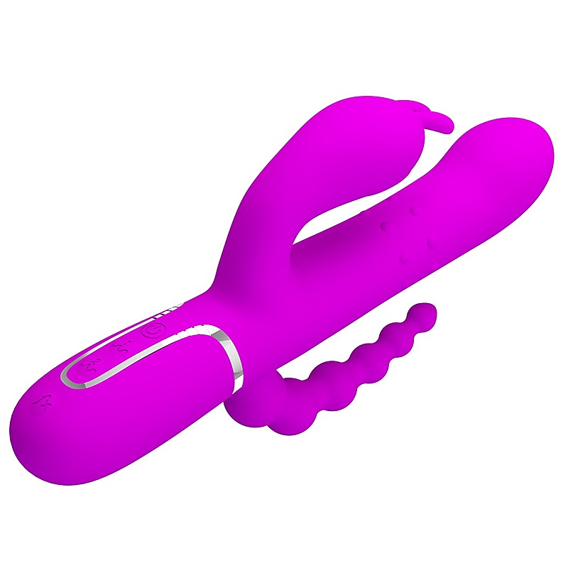 Pretty Love Cammy 4 in 1 Triple Rabbit Vibrator by Baile - Rabbit Vibrators