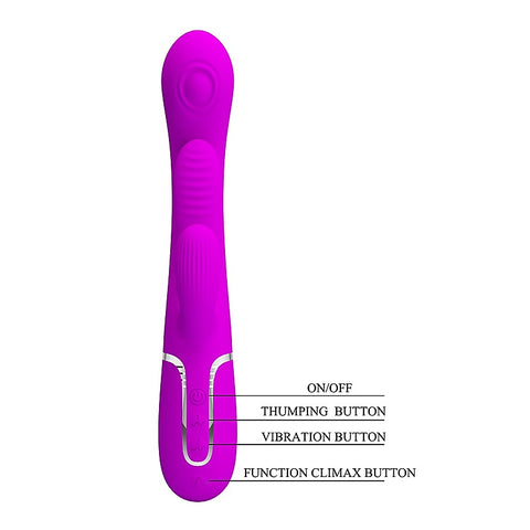 Pretty Love Shania 4 in 1 Rabbit Vibrator by Baile - Rabbit Vibrators