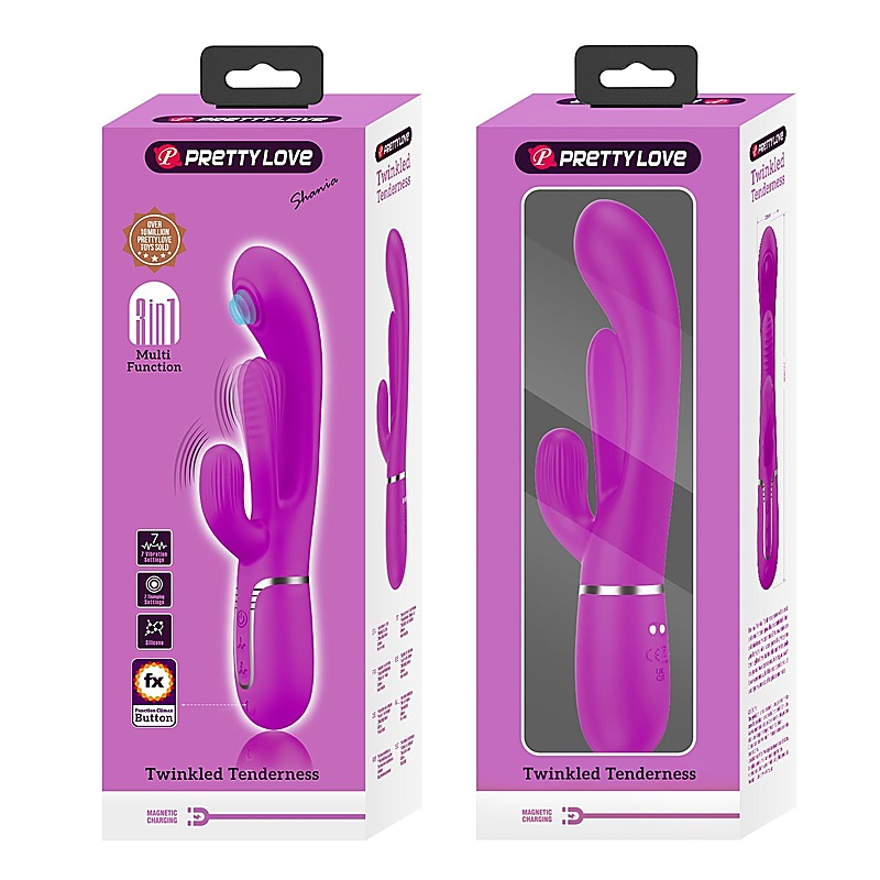 Pretty Love Shania 4 in 1 Rabbit Vibrator by Baile - Rabbit Vibrators