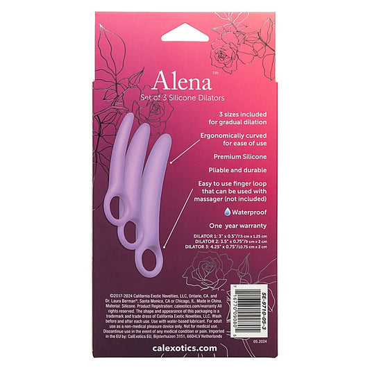 Dr. Laura Berman Alena Set Of 3 Silicone Dilators - Clit Ticklers and Pulsators