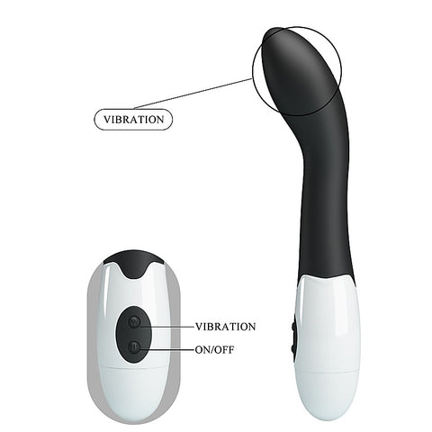 Pretty Love Bishop 30 Functions Curved G Spot Vibrator - G-Spot Vibrators