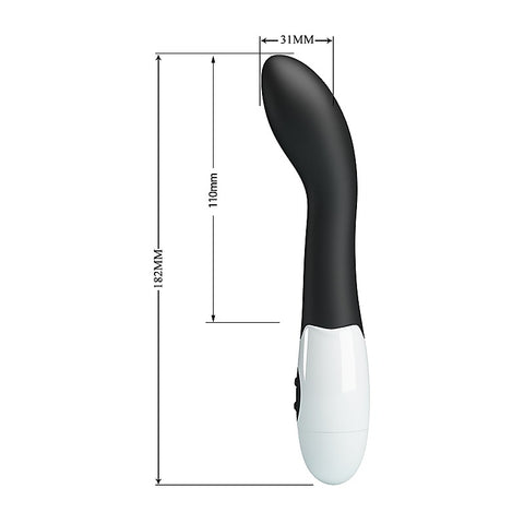 Pretty Love Bishop 30 Functions Curved G Spot Vibrator - G-Spot Vibrators