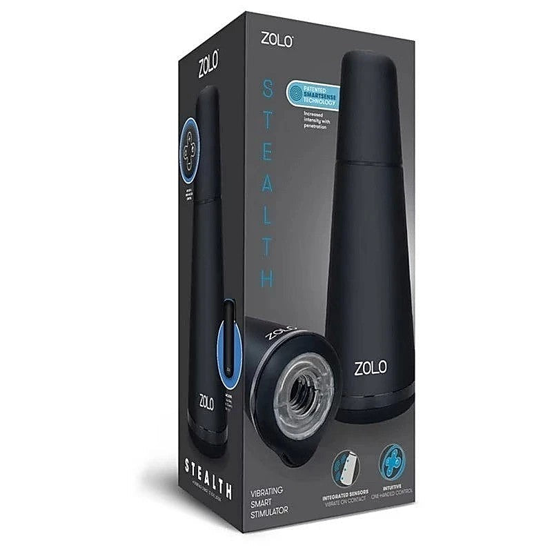 ZOLO Stealth Vibrating Male Pleasure Masturbator - Masturbators and Strokers