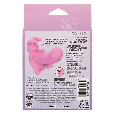 First Time Rechargeable Vibrating Bunny Dreams - Clit Ticklers and Pulsators