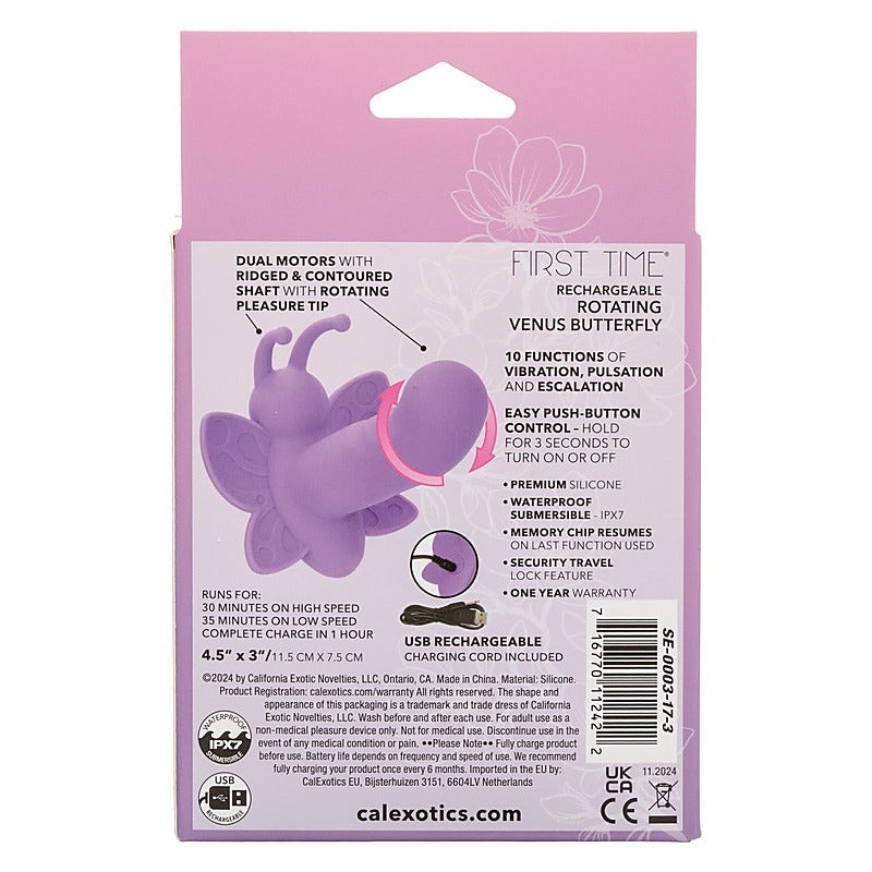 First Time Rotating Venus Butterfly Massager - Clit Ticklers and Pulsators