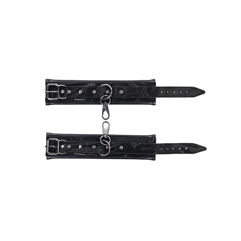 Velvet Noir BDSM Play Handcuffs by Sportsheets - Cuffs And Restraints