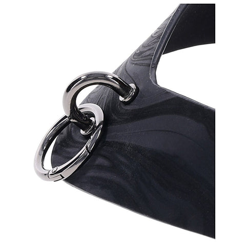 Velvet Noir Collar and Removable Clamps by Sportsheets - Collars and Leads