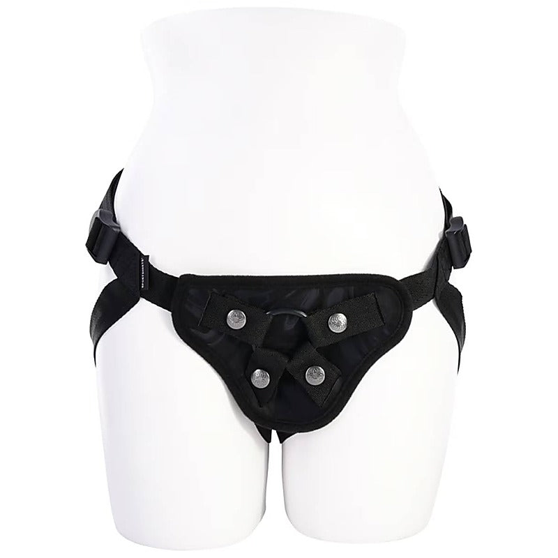 Premium Velvet Noir Strap On by Sportsheets - Strap On Sextoys