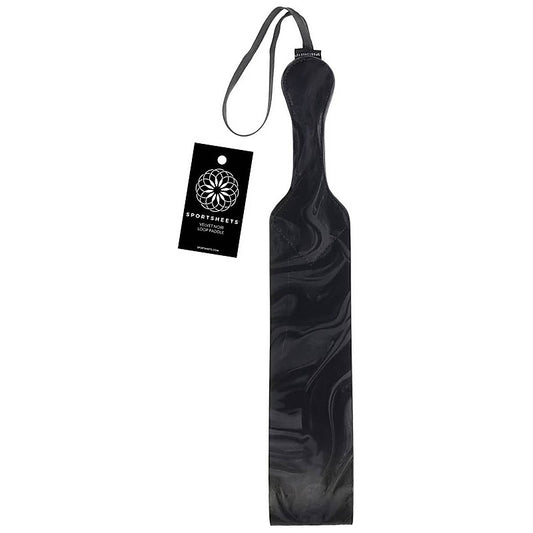 Sportsheets Velvet Noir Loop Bondage Paddle - Paddles And Slappers