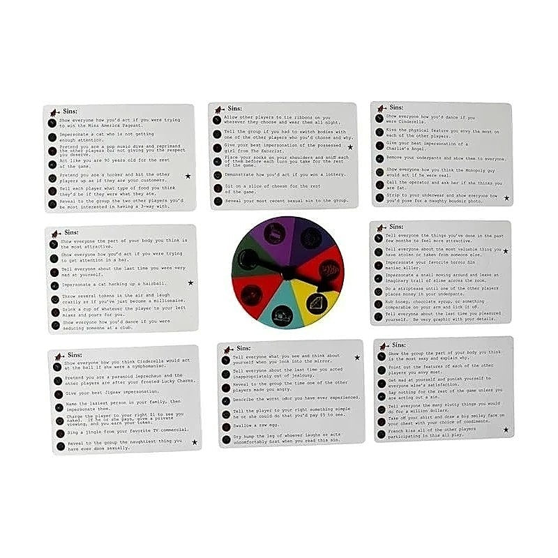 Kheper 7 Deadly Sins Adult Drinking Game - Sex Games, Coupons and Tricks